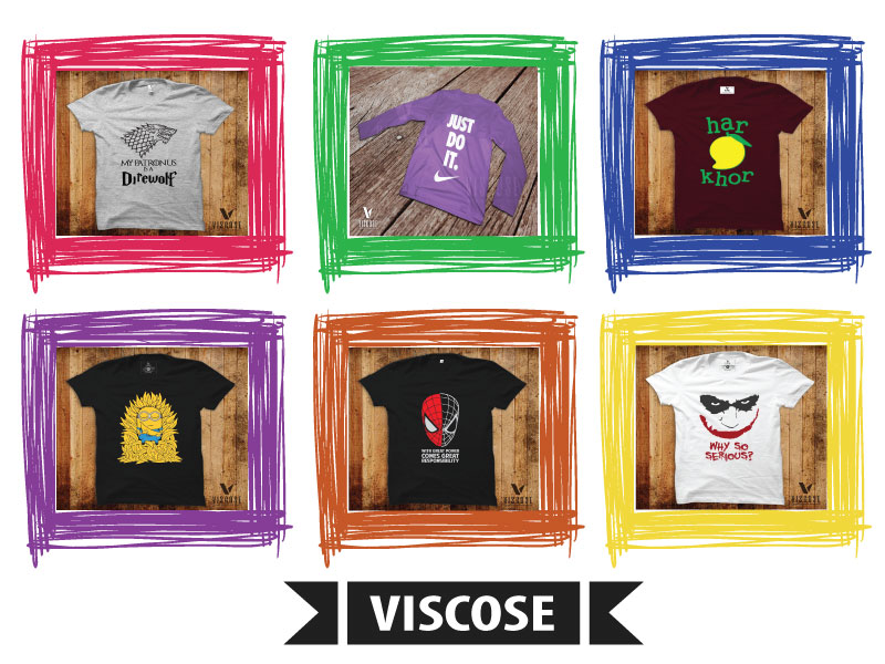 Viscose T-shirts