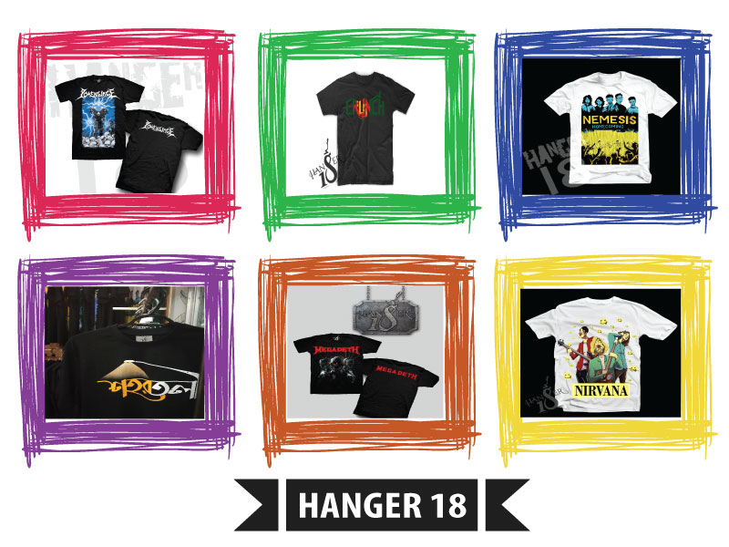 Hanger 18 T-shirts