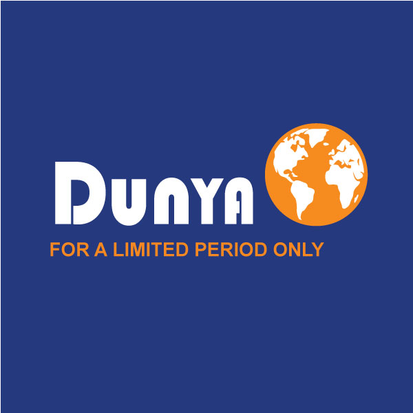 Dunya for a limited period Half Sleeve Islamic T Shirt (Royal Blue) - Image 2